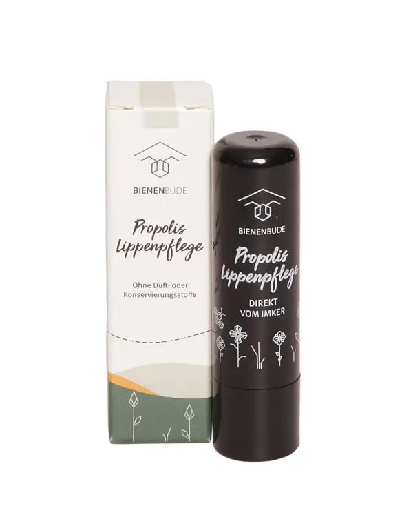 Lippenpflege Stift mit Propolis mit Verpackung